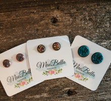 Colored Druzy Earrings