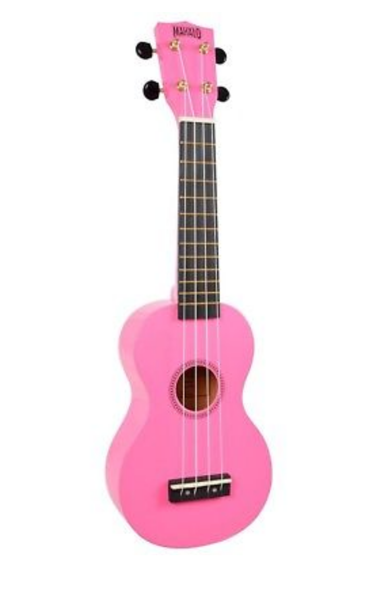 Mahalo Rainbow Series Soprano Ukulele, Pink