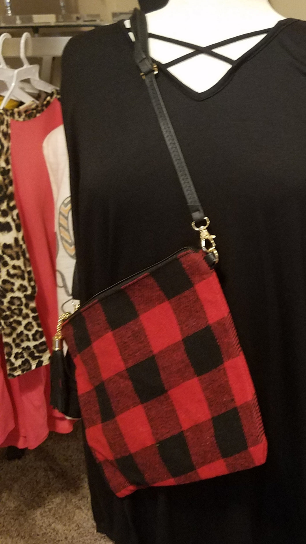 Buffalo Print Crossover Bag